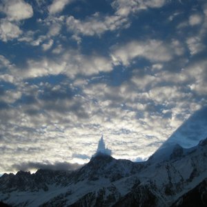This view was in the morning when the sun created some interesting and beautiful shadows