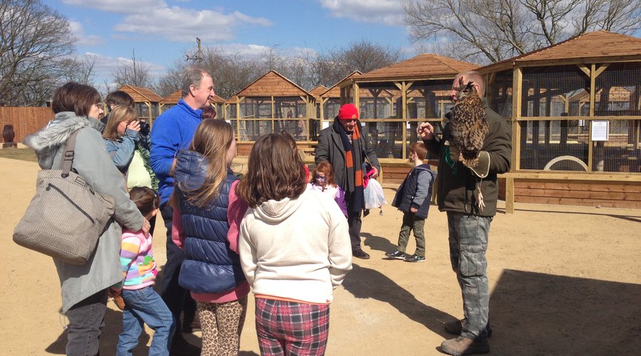 Visitors enjoying the centre
