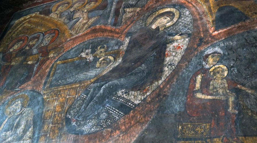 La vierge Marie couchée