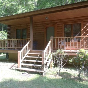 Another front view of cabin