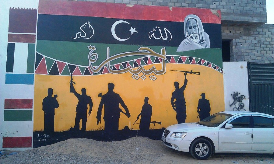 Near the big new mosque under construction