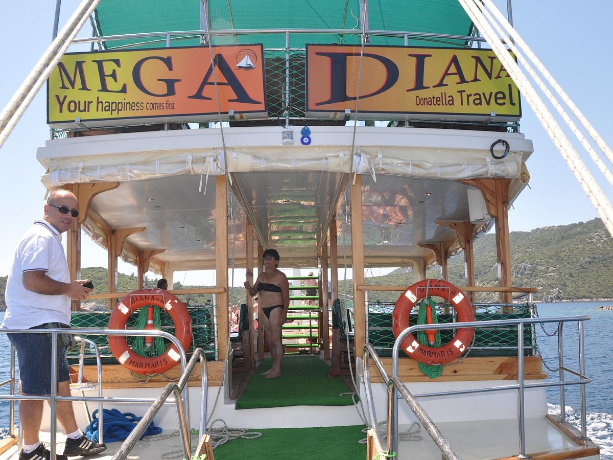 diana boat trip marmaris