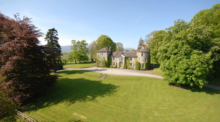Bansha Castle, Copper Beech, Lawn, Chestnut
