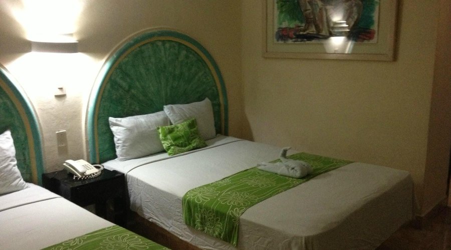 Our clean and comfy non-smoking room