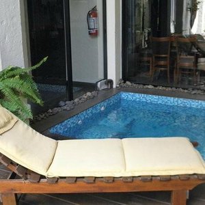 Piscina en patio