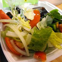 Single Serve Salad with Honey Mustard Dressing on the side