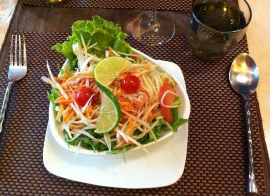 green papaya salad