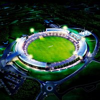 Aerial at night