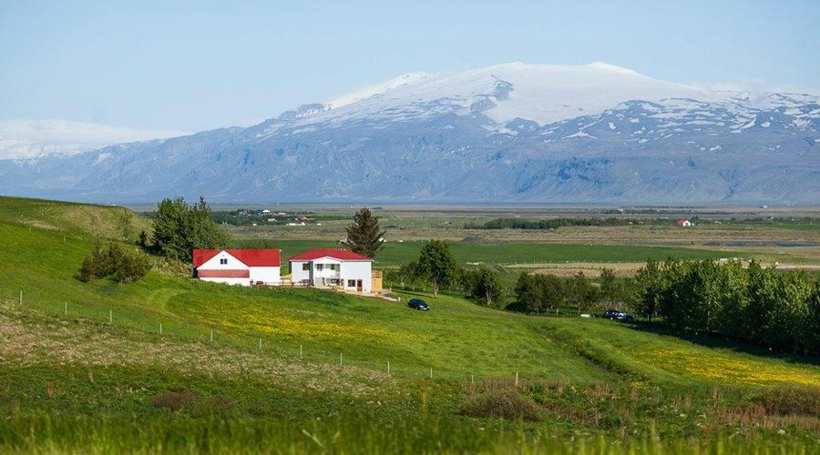 Majestic view over Eyjafjallajökull