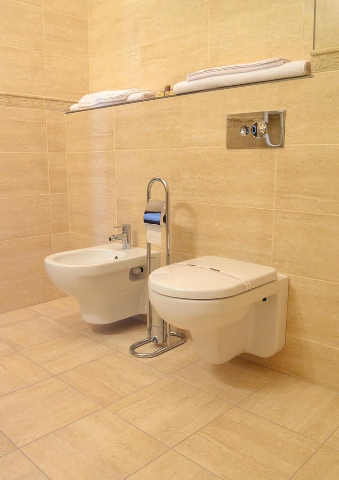 Bagno con Wc e bidet introvabili in Romania. - Foto di Hotel Diplomat, Iasi  - Tripadvisor