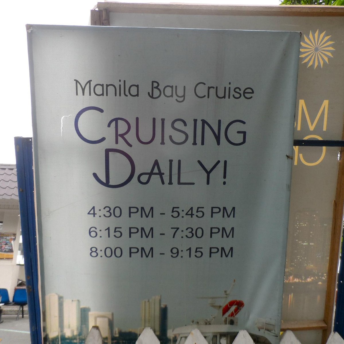 manila bay cruise price