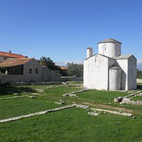 Located within Roman remains