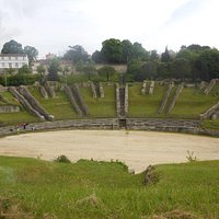 Vue des acces au gradins