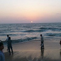 Sunset at Kozhikode beach