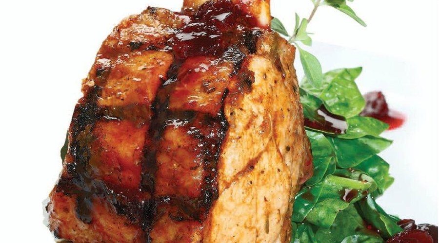 Double Herbed Crusted Pork Chop