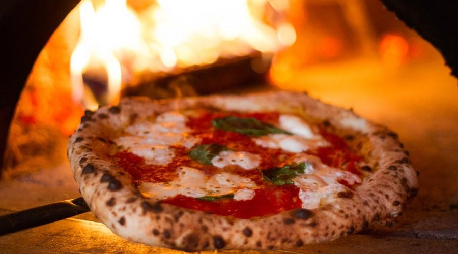 Millie's Margarita Wood-Fired Pizza with homemade Mozzarella