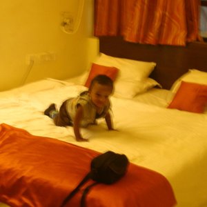 Big Bed enough to accomdate 3 of us.