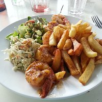 Absolutely amazing shrimp & fries