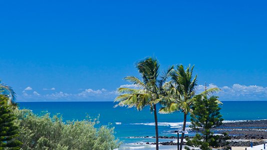Views Bargara Beach from Kacys