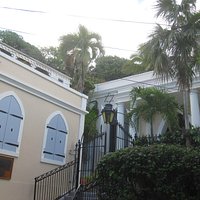 Charlotte Amalie synagogue founded in 1796, the present building in use since 1833.