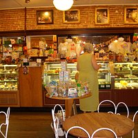 At the counter