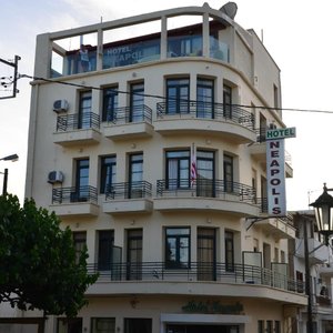 The hotel from the street