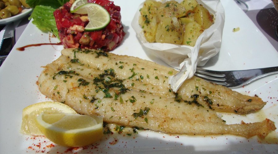 The fish was amazing and so were the side dishes!