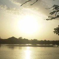 Põr do sol no parque!