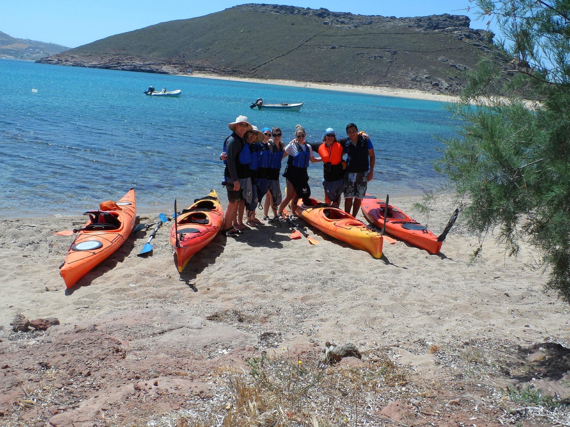 mykonos kayak tours & trails photos