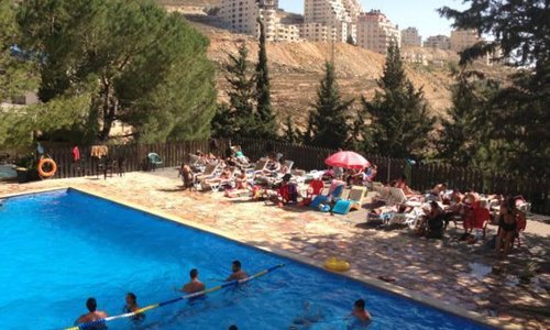 Family pool day