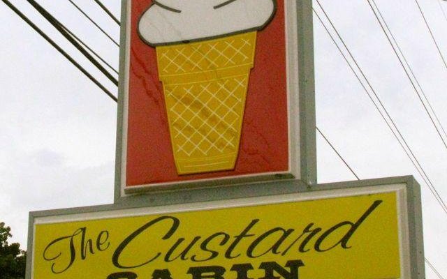 Custard Cabin Sign