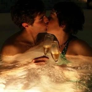 Vasca idromassaggio per la coppia
