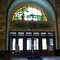 View from inside Watkin's administration building, Winona, MN