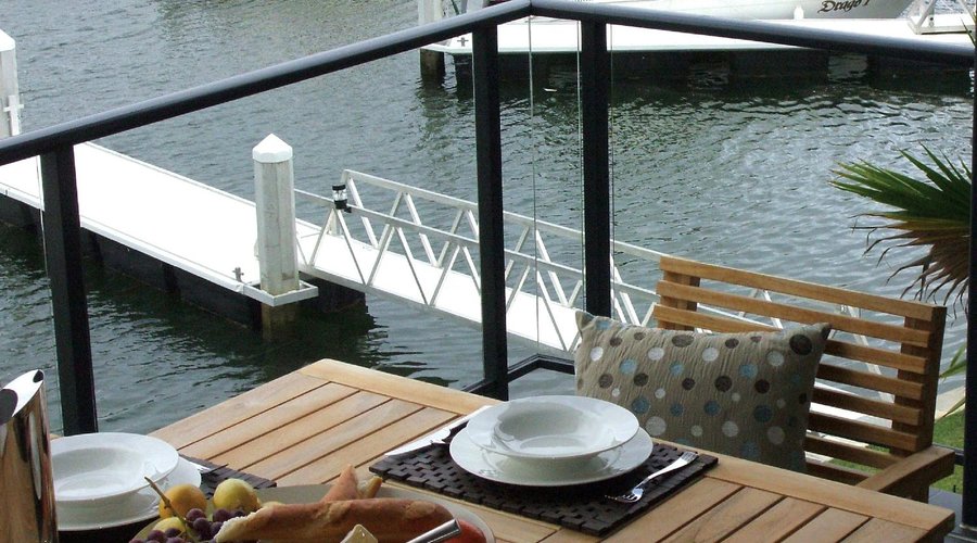 Picturesque dining from Patio upstairs Villa