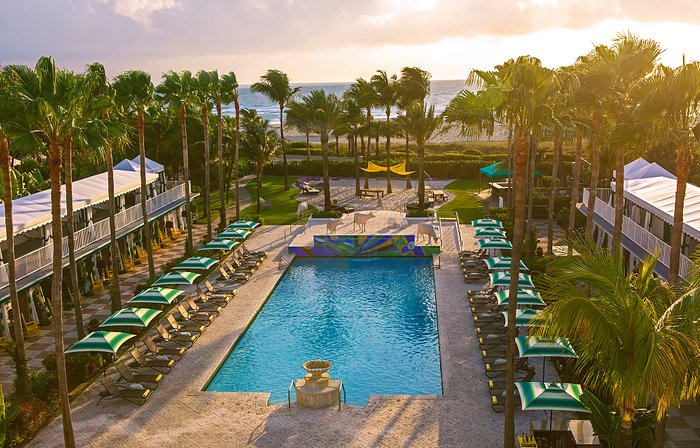 Miami Beach, FL hotels. Surfcomber. KimptonHotels.com  Pool party miami,  Hotel pool party, South beach miami