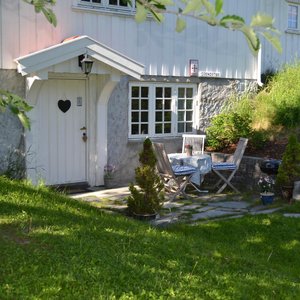 Patio outside Drengstua
