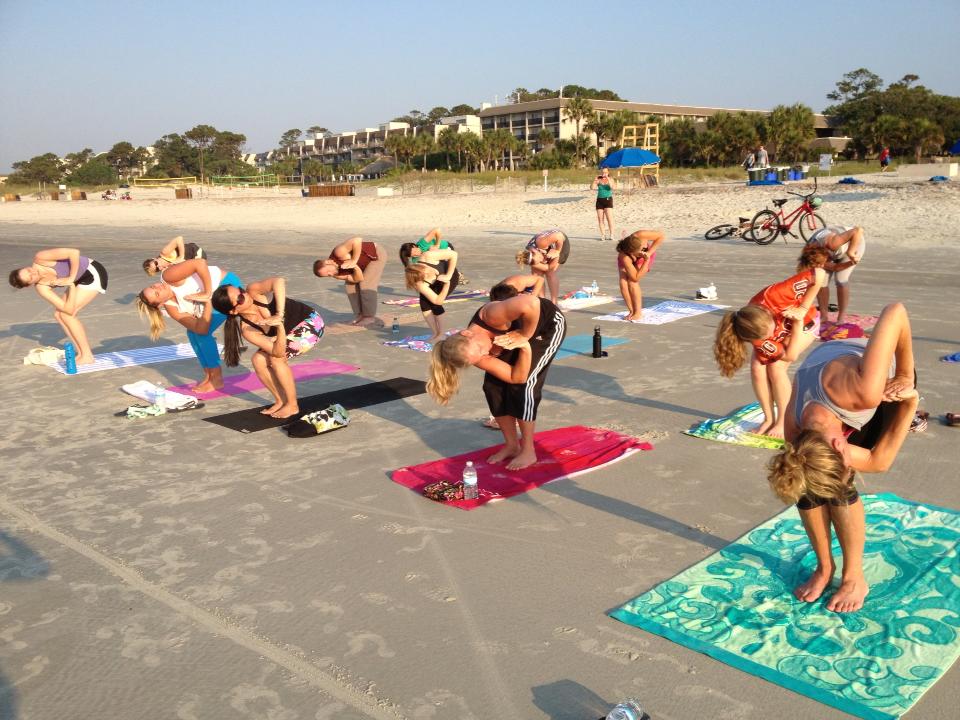 Finding Serenity: Yoga on Hilton Head Beach