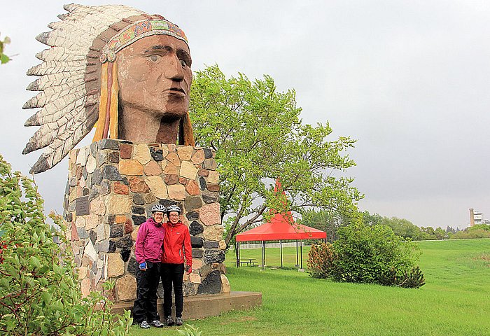 Two Sisters from Vaudreuil Stop in Beautiful Historic Indian Head Sk