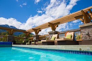 Executive Suites Hotel & Resort in Squamish, image may contain: Porch, Villa, Pool, Resort