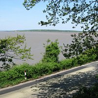 Sand Bay seen from the Toll Road