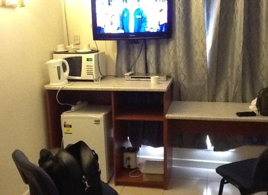 Add a captiontv micowave area