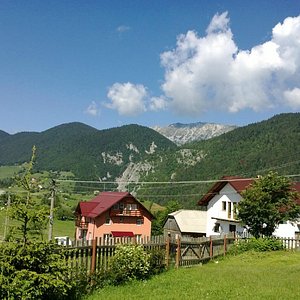 View from Guesthouse across Magura