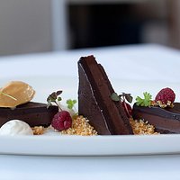 Triple Choc tart