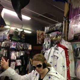 Team Awesome as Elvis. @ Adventures on the Square.