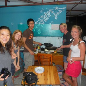 pancake making