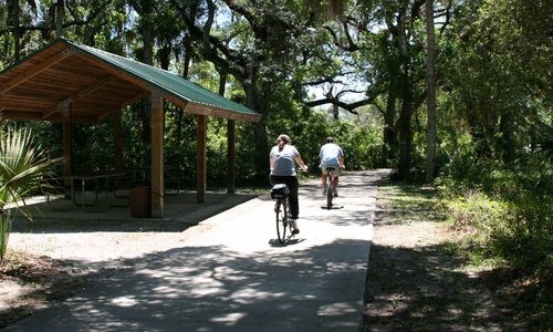 Close to 100 miles of biking & hiking trails