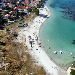 spiaggia dall'alto