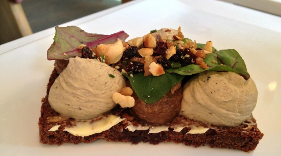 tartine à la mousse de gésier (?!)