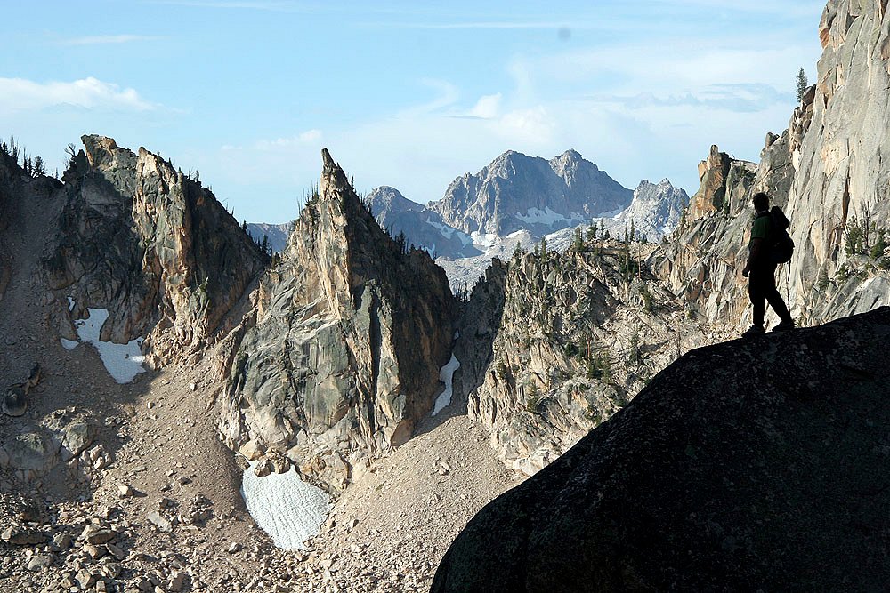 Mountain guide. Гора Стэнли. -132 Гора. Borah Peak. Sawtooth Mountains USA.