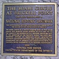 Official historic plate marking the location